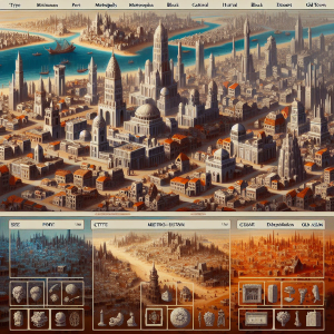 Game Cityscape Art