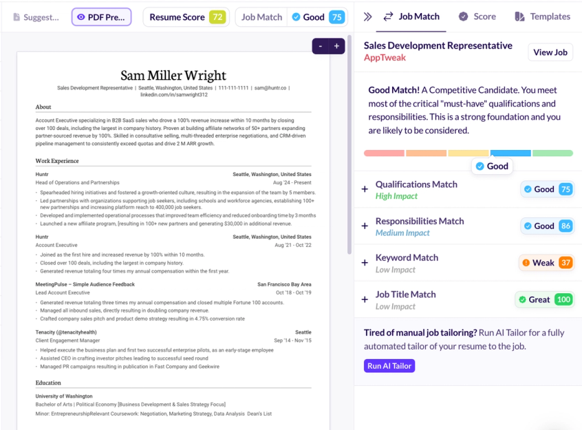 5 Best AI Resume Tailor in 2026 (40+ Tools Tested & Ranked)
