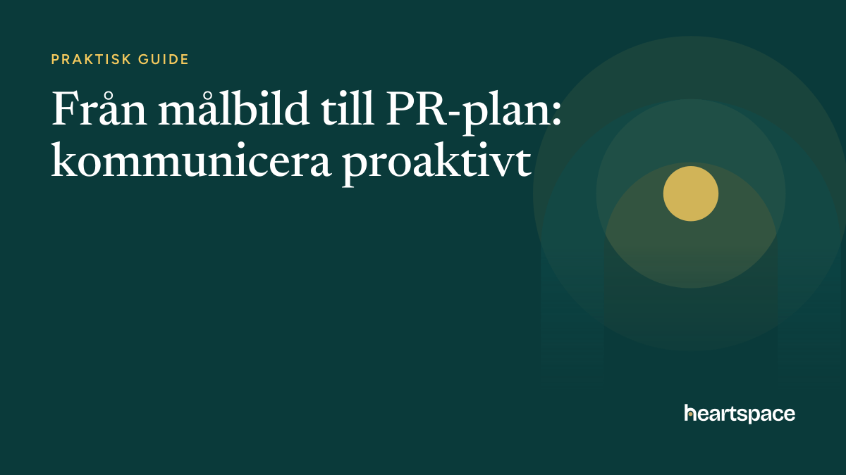 Rubrikbild till guiden om proaktiv PR-planering och positionering.