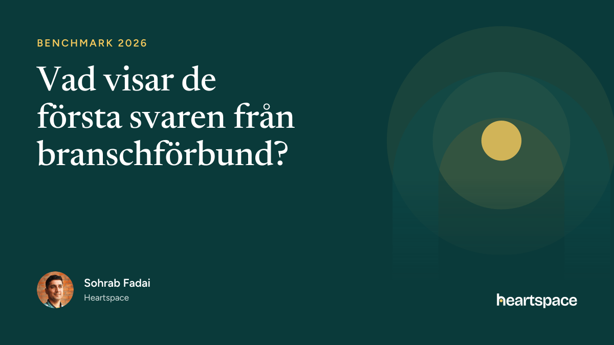 Heartspacebild med frågan vad de första svaren från branschförbund visar