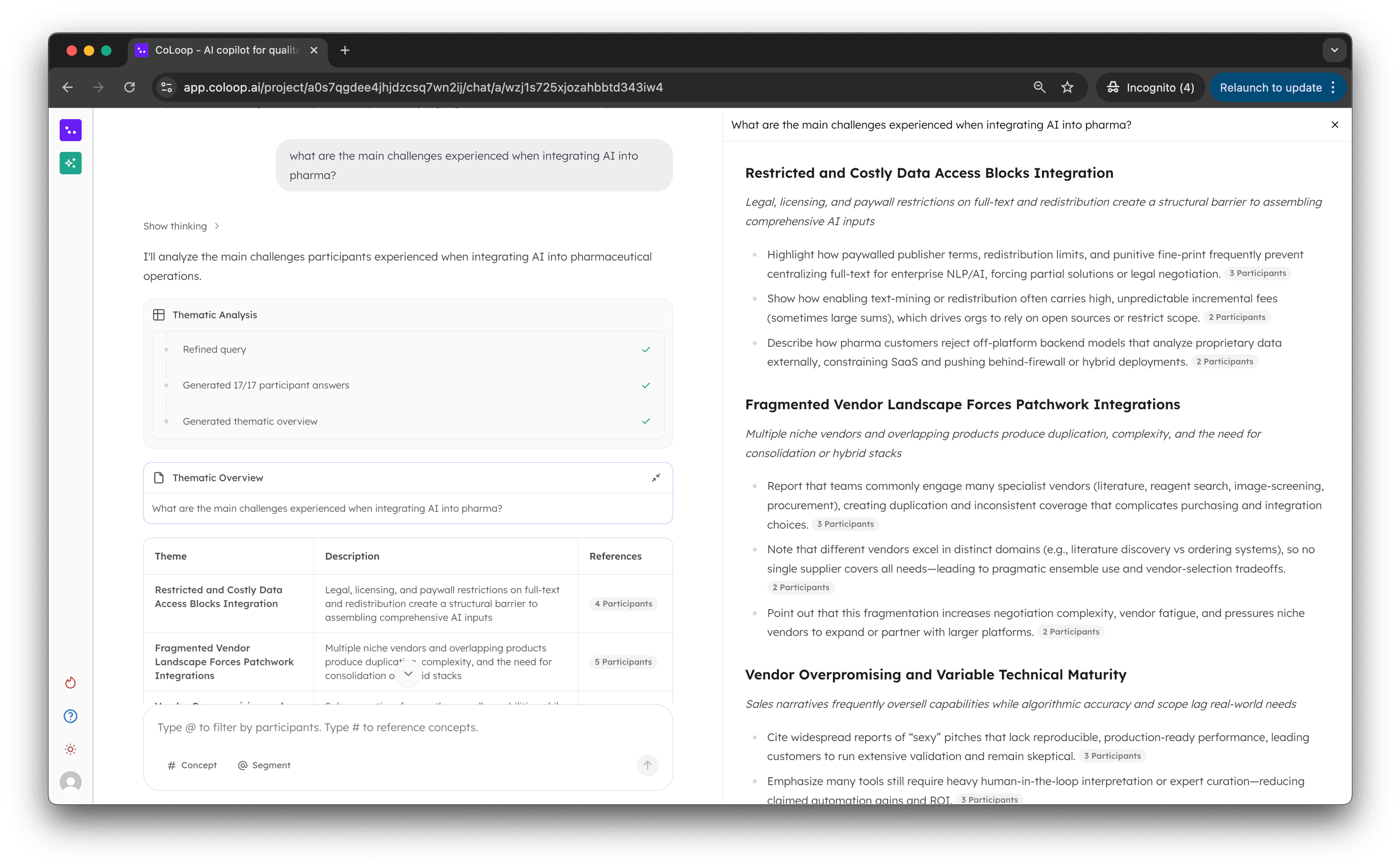 Image in “Building Chat 2.0 Part 2: Beta Testing”, under “3. Thematic Analysis”