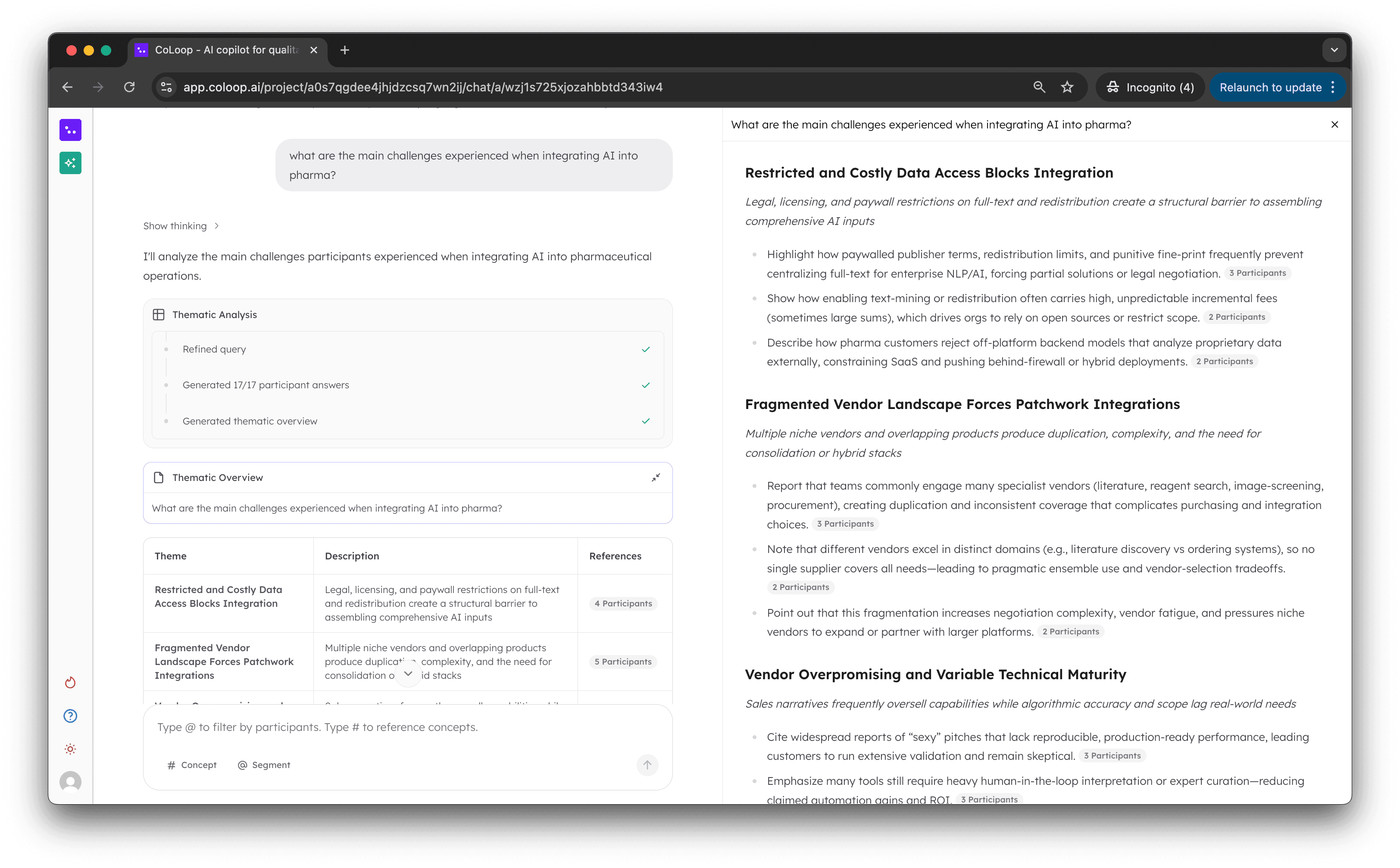 Image in “Building Chat 2.0 Part 2: Beta Testing”, under “3. Thematic Analysis”
