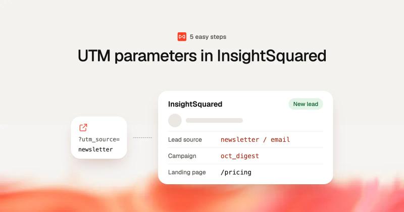 UTM parameters in InsightSquared: SourceLoop blog cover illustration