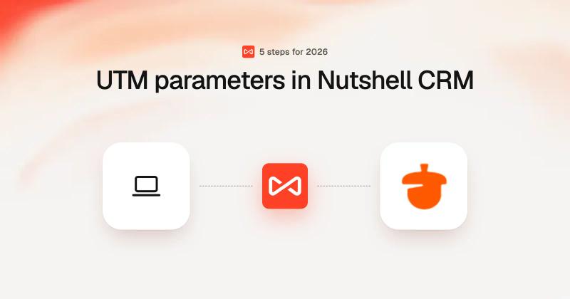 UTM parameters in Nutshell CRM: SourceLoop blog cover illustration