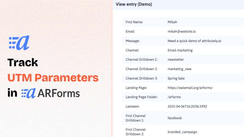 ARForms UTM tracking (1)