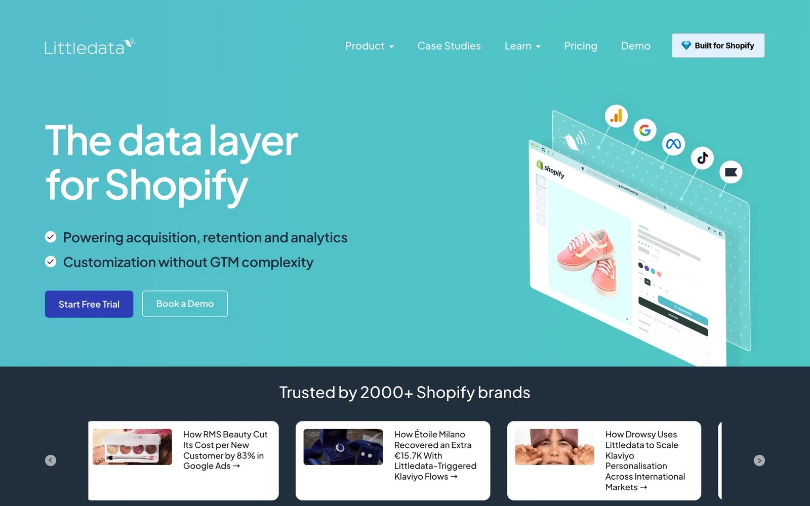 Littledata homepage