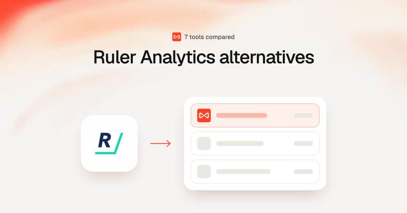 Ruler Analytics alternatives: SourceLoop blog cover illustration