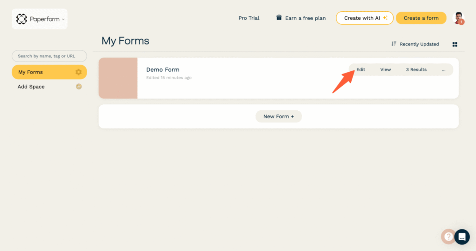 open paperform