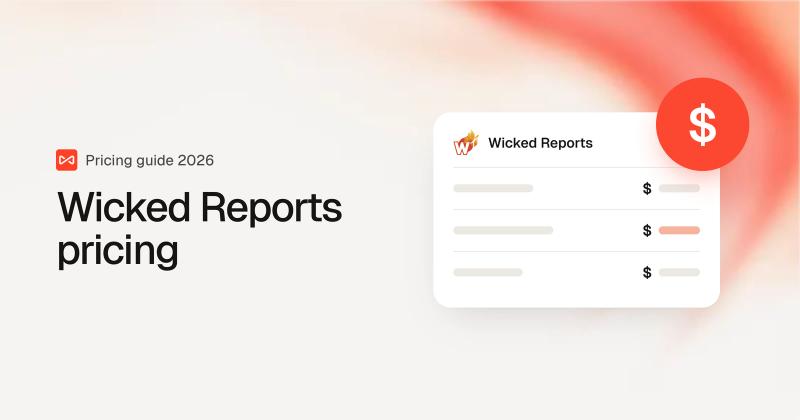Wicked Reports pricing: SourceLoop blog cover illustration