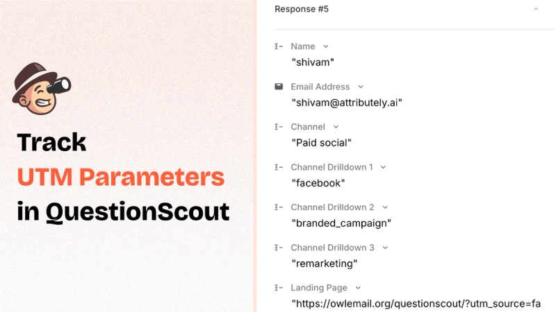 Questionscout utm tracking