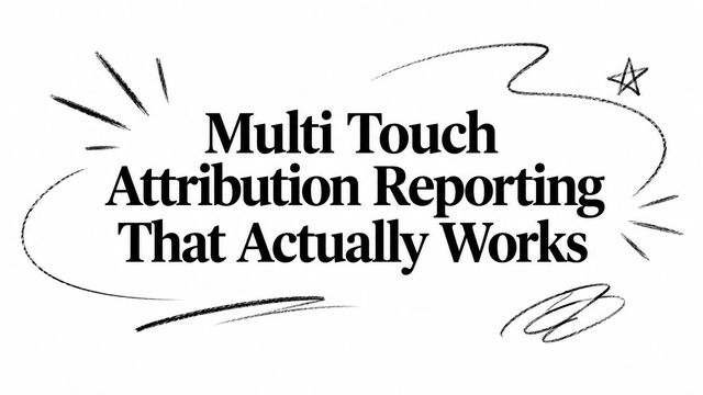 Multi Touch Attribution Reporting That Actually Works