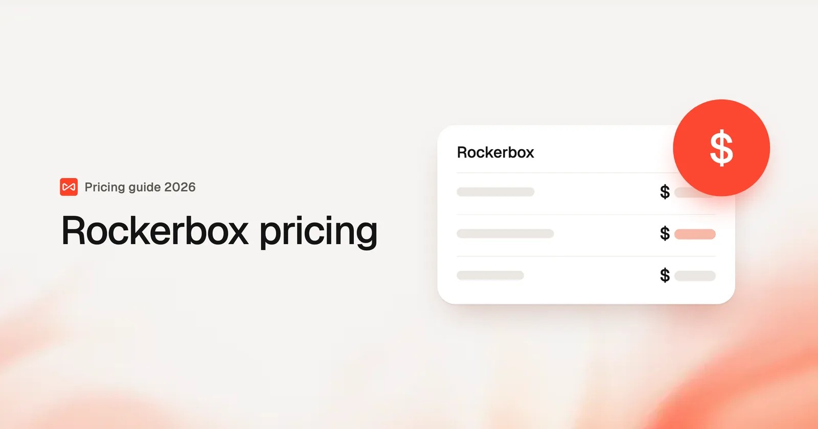 Rockerbox pricing: SourceLoop blog cover illustration