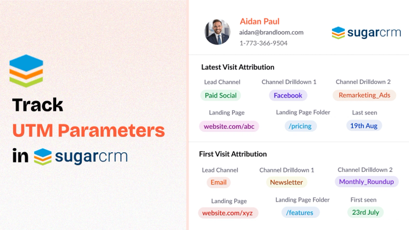 SugarCRM utm tracking