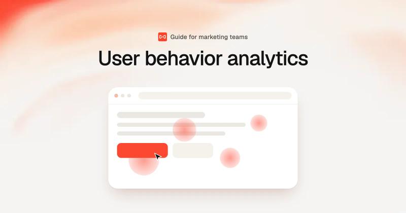 User behavior analytics: SourceLoop blog cover illustration