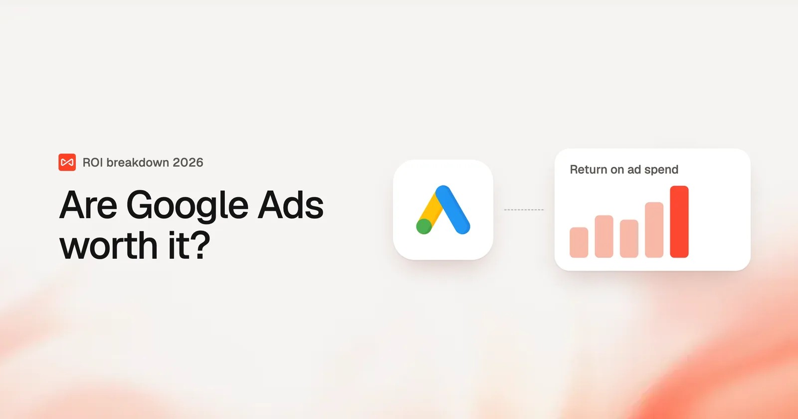 Are Google Ads worth it: SourceLoop blog cover illustration