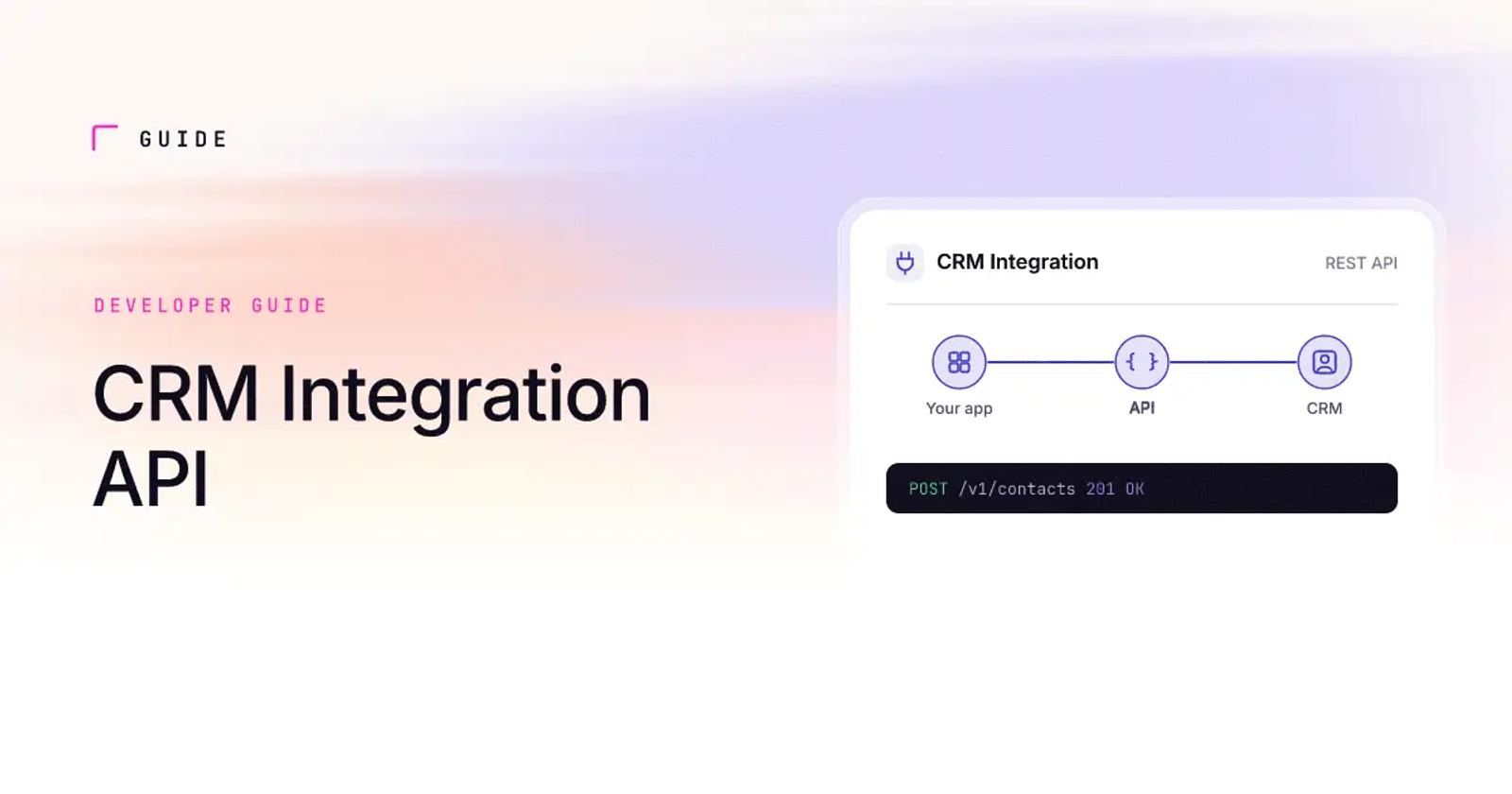 CRM Integration API: Best Practices & Code Examples