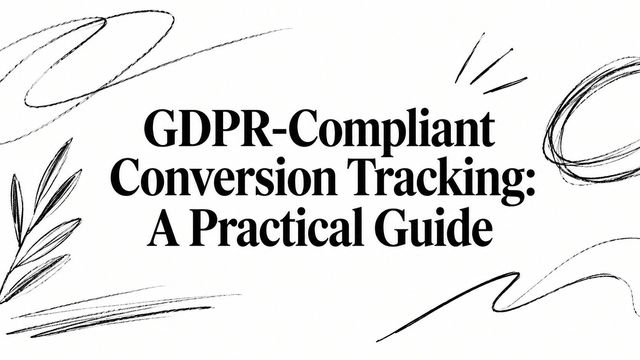 GDPR-Compliant Conversion Tracking: A Practical Guide