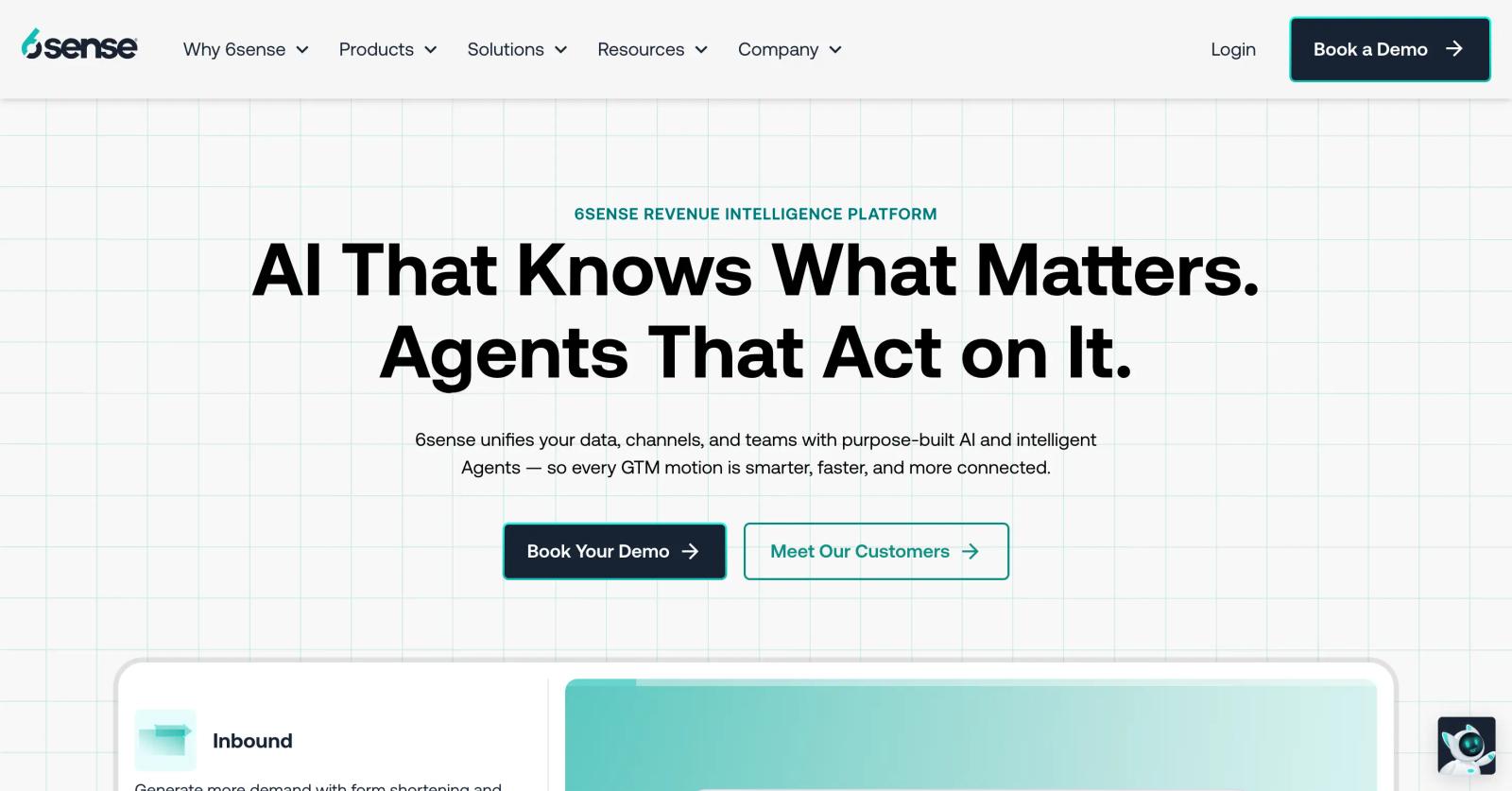6sense predictive intent and ABM orchestration dashboard