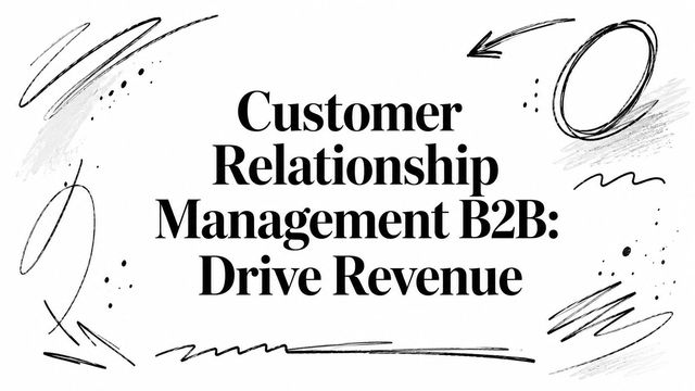 Customer Relationship Management B2B: Drive Revenue