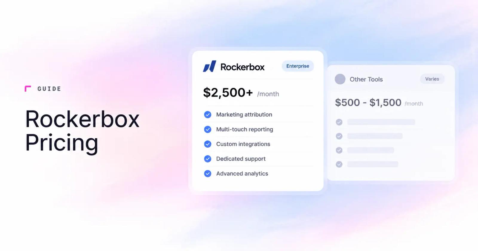 Rockerbox pricing in 2026 compared with SourceLoop