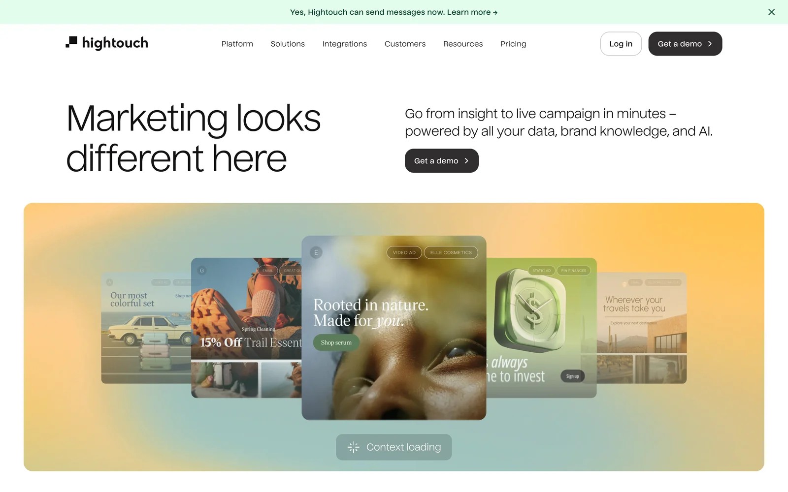 Hightouch homepage