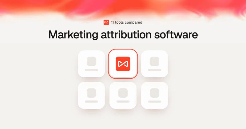 Marketing attribution software: SourceLoop blog cover illustration