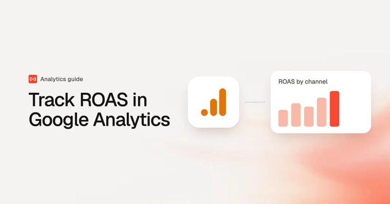 Track ROAS in Google Analytics: SourceLoop blog cover illustration