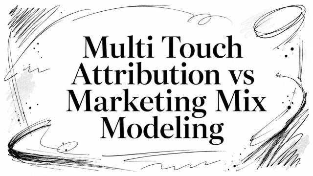 Multi Touch Attribution vs Marketing Mix Modeling