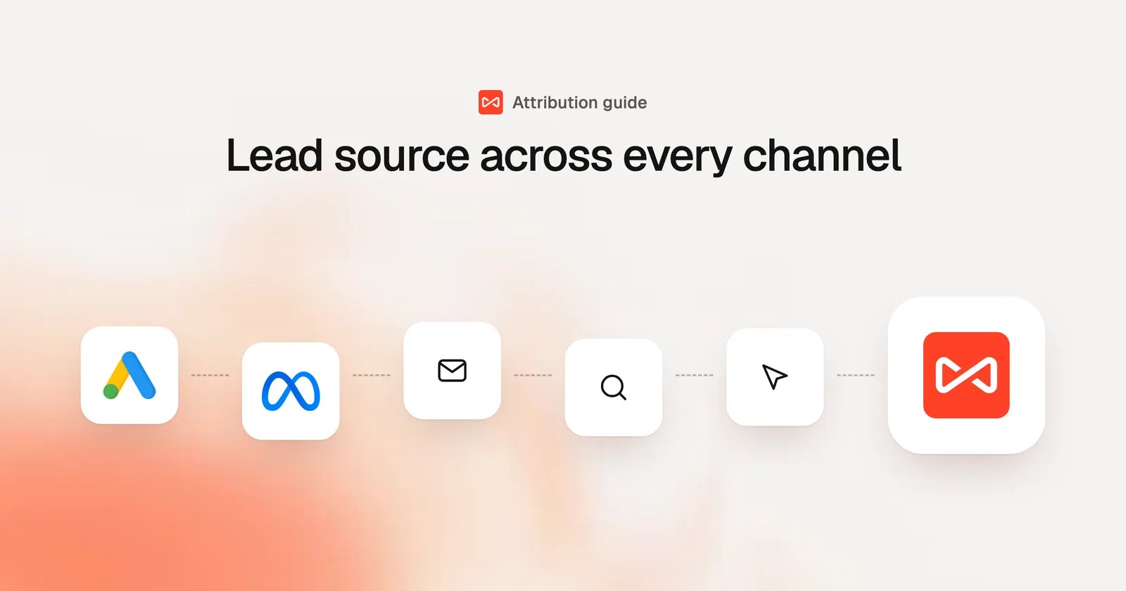 Lead source across every channel: SourceLoop blog cover illustration