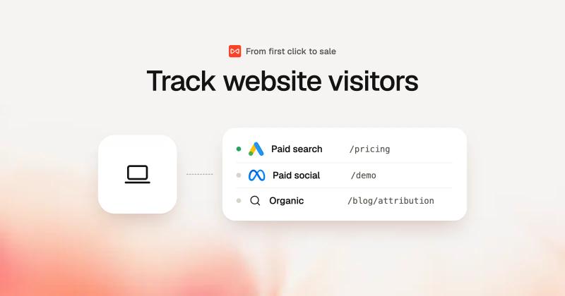 Track website visitors: SourceLoop blog cover illustration