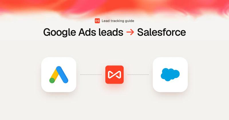 Google Ads leads to Salesforce: SourceLoop blog cover illustration