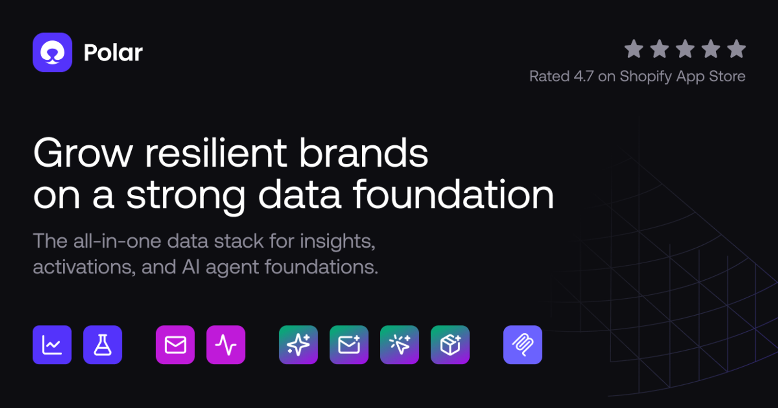Polar Analytics Shopify-focused marketing analytics dashboard