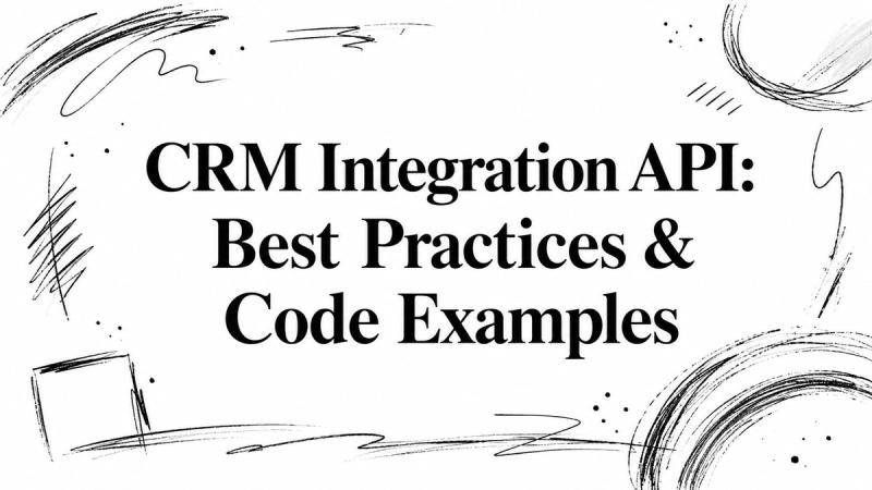 CRM Integration API: Best Practices & Code Examples
