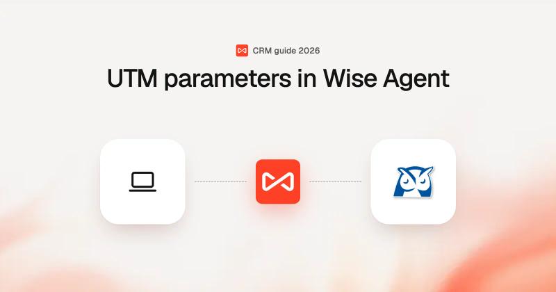 UTM parameters in Wise Agent: SourceLoop blog cover illustration