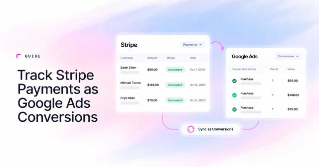Stripe payment flowing back to a Google Ads conversion