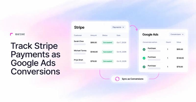 Stripe payment flowing back to a Google Ads conversion
