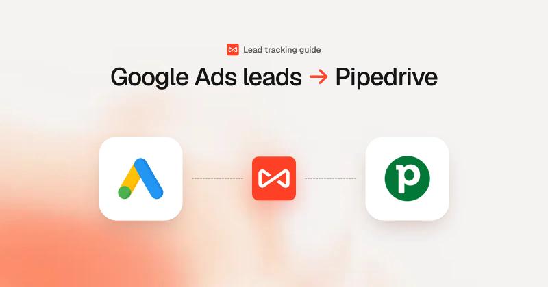 Google Ads leads to Pipedrive: SourceLoop blog cover illustration