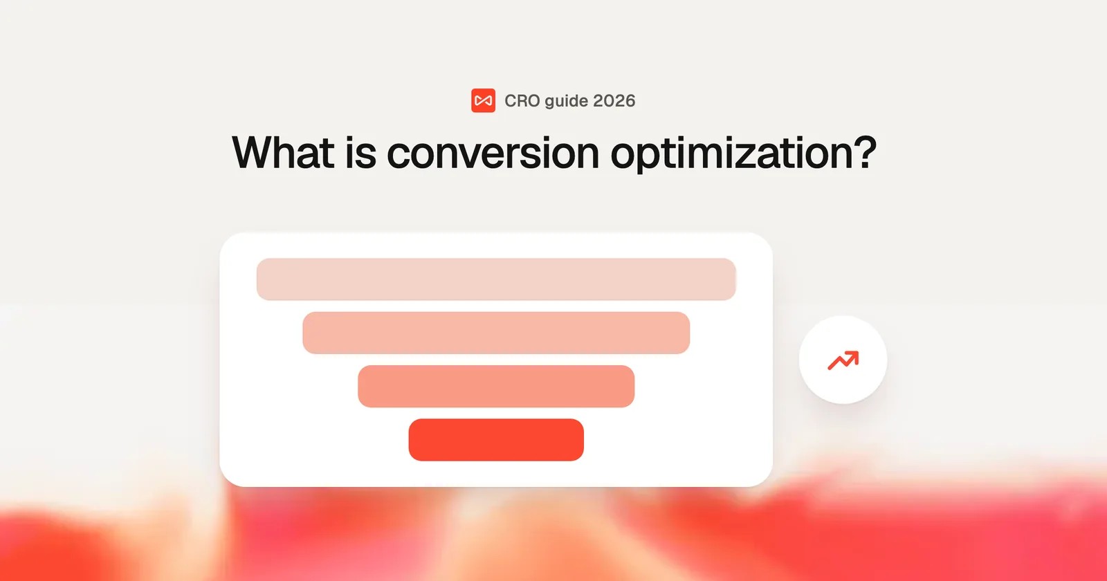 What is conversion optimization: SourceLoop blog cover illustration