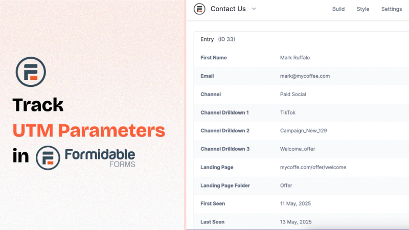 Formidable forms utm tracking
