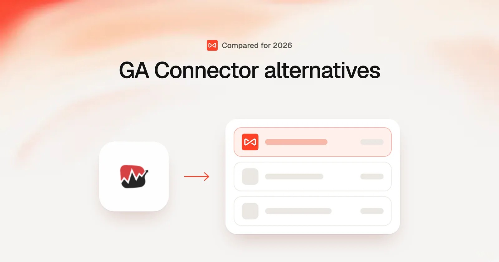 GA Connector alternatives: SourceLoop blog cover illustration