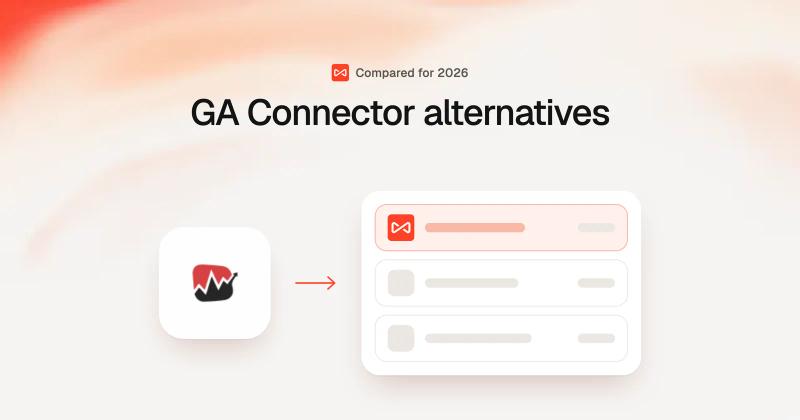 GA Connector alternatives: SourceLoop blog cover illustration