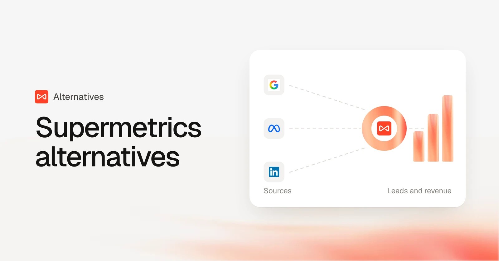 Supermetrics alternatives: SourceLoop blog cover illustration