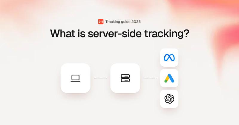What is server-side tracking: SourceLoop blog cover illustration