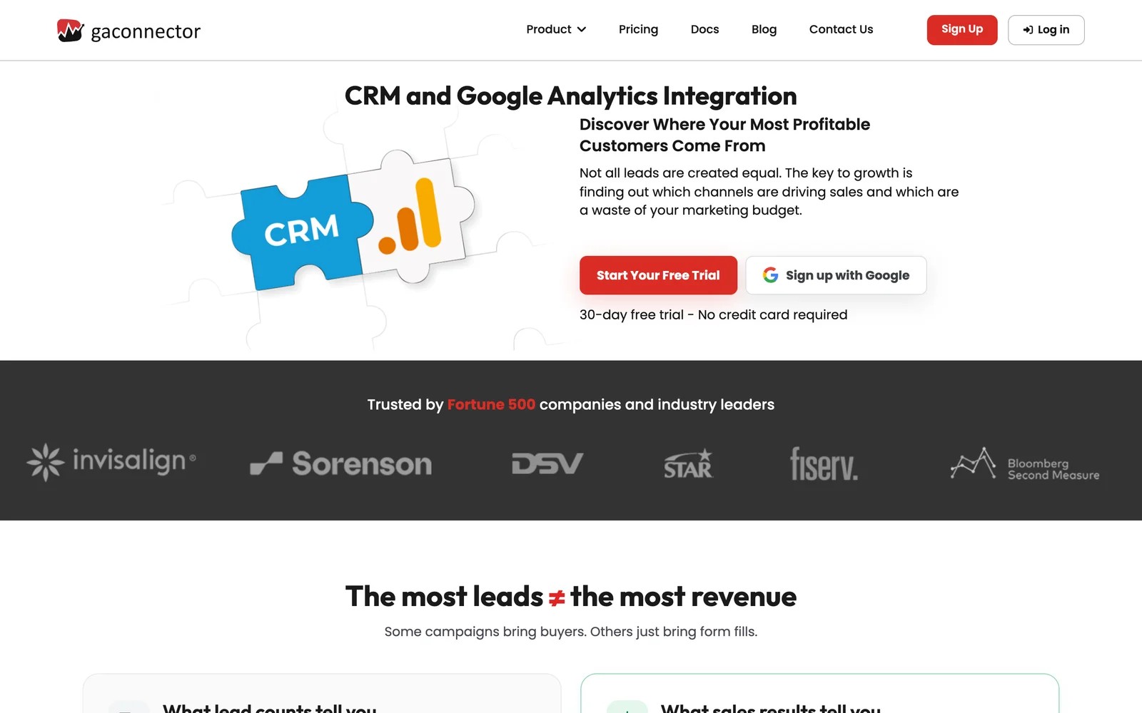 GA Connector homepage