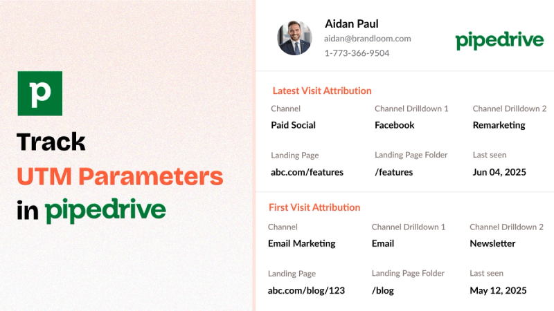 Pipedrive utm tracking