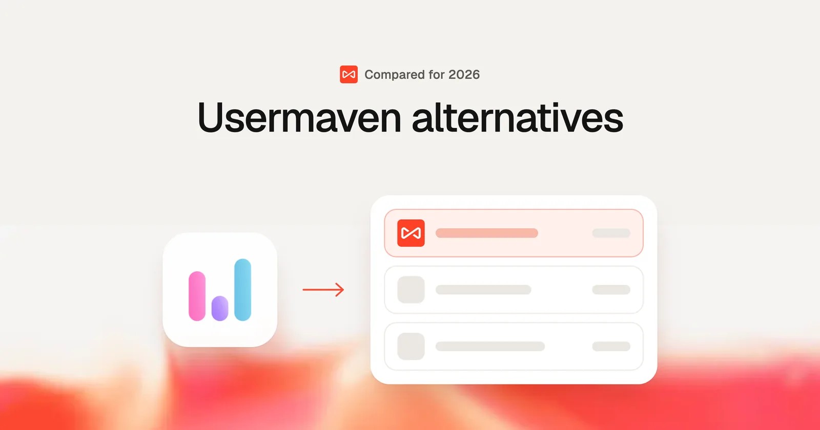 Usermaven alternatives: SourceLoop blog cover illustration