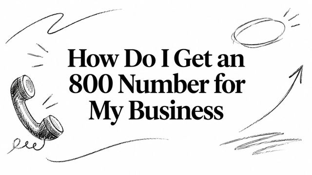 How Do I Get an 800 Number for My Business