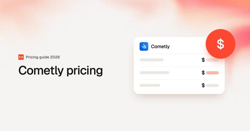 Cometly pricing: SourceLoop blog cover illustration
