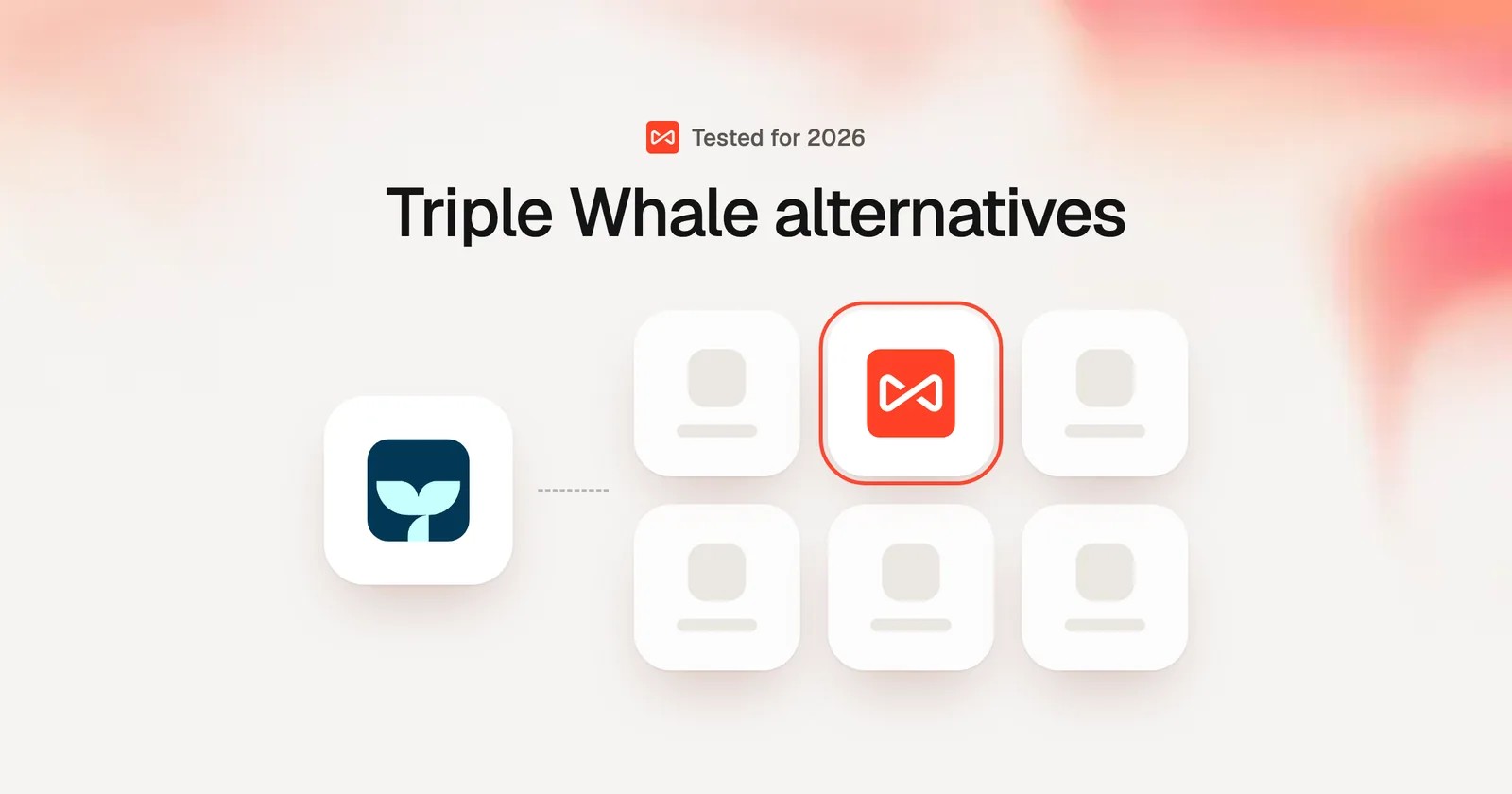 Triple Whale alternatives: SourceLoop blog cover illustration