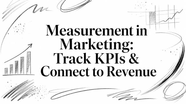 Measurement in Marketing: Track KPIs & Connect to Revenue